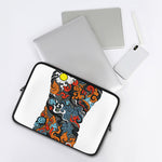 Japanese Elemental Tattoo Print Laptop Sleeve