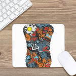 Japanese Elemental Tattoo Print Mouse Pad