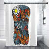 Japanese Elemental Tattoo Print Premium Shower Curtain