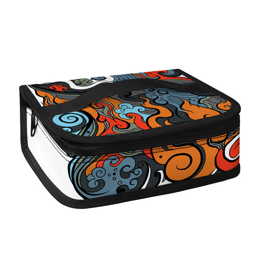 Japanese Elemental Tattoo Print Small Lunch Bag