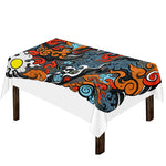 Japanese Elemental Tattoo Print Tablecloth