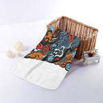 Japanese Elemental Tattoo Print Towel