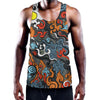 Japanese Elemental Tattoo Print Training Tank Top