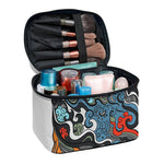 Japanese Elemental Tattoo Print Travel Makeup Bag