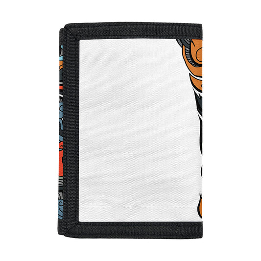 Japanese Elemental Tattoo Print Trifold Wallet
