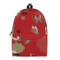 Japanese Flower Print School Backpack