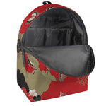 Japanese Flower Print Backpack
