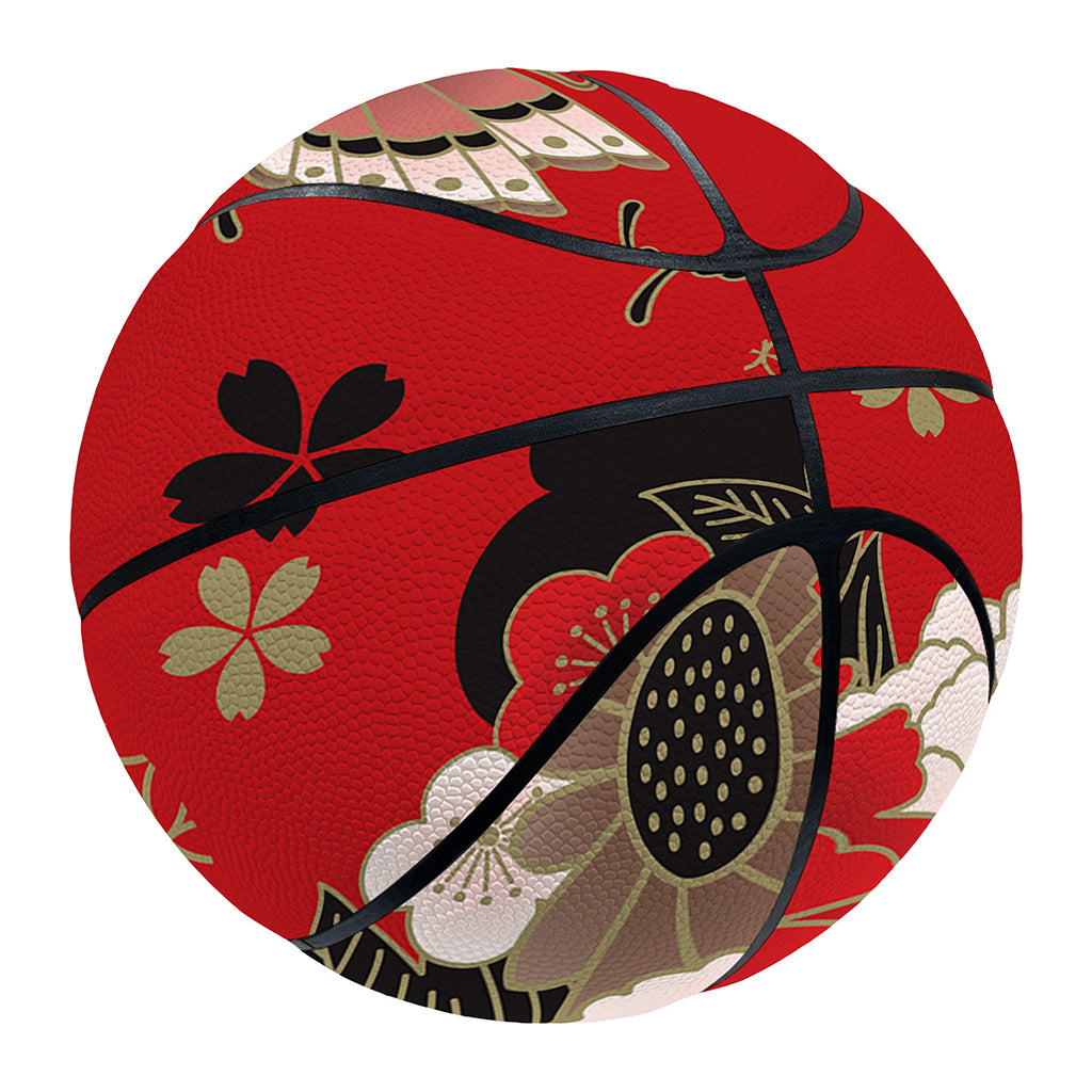Japanese Flower Print Basketball