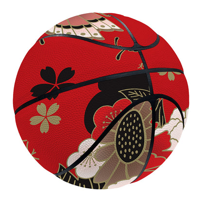Japanese Flower Print Basketball