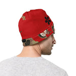 Japanese Flower Print Beanie
