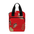 Japanese Flower Print Bible Tote Bag