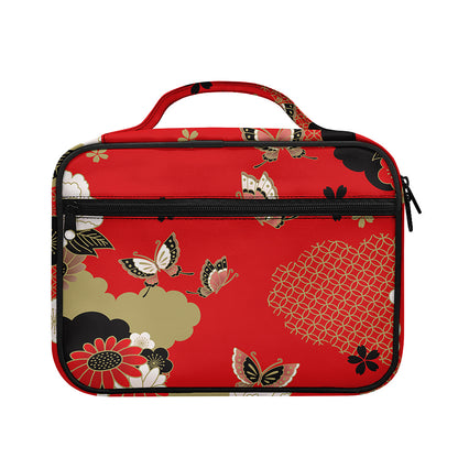 Japanese Flower Print Briefcase Bible Bag