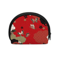 Japanese Flower Print Coin Purse