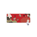 Japanese Flower Print Extended Mouse Pad