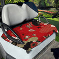 Japanese Flower Print Golf Cart Seat Cover