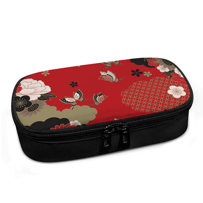 Japanese Flower Print Insulin Cooler Travel Case