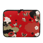 Japanese Flower Print Laptop Sleeve
