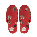 Japanese Flower Print Slippers