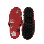 Japanese Flower Print Slippers