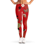 Japanese Flower Print Women's Leggings