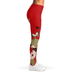 Japanese Flower Print Women's Leggings