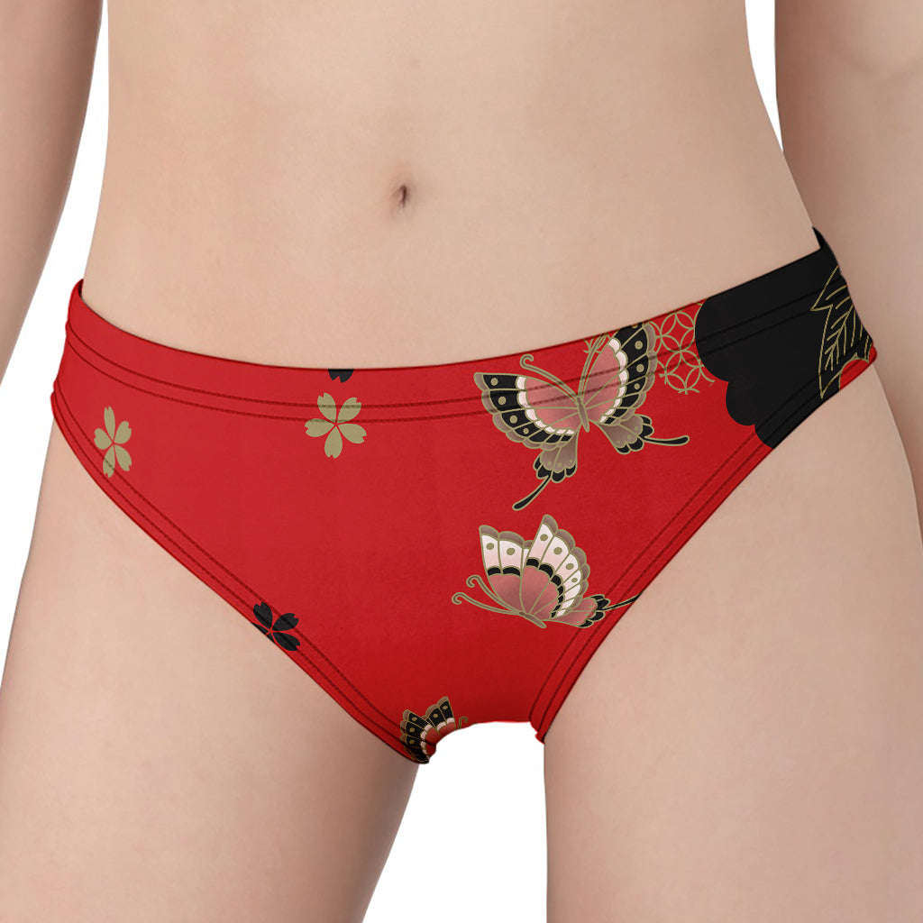 Japanese Flower Print Women's Panties