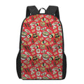 Japanese Food Pattern Print 17 Inch Backpack