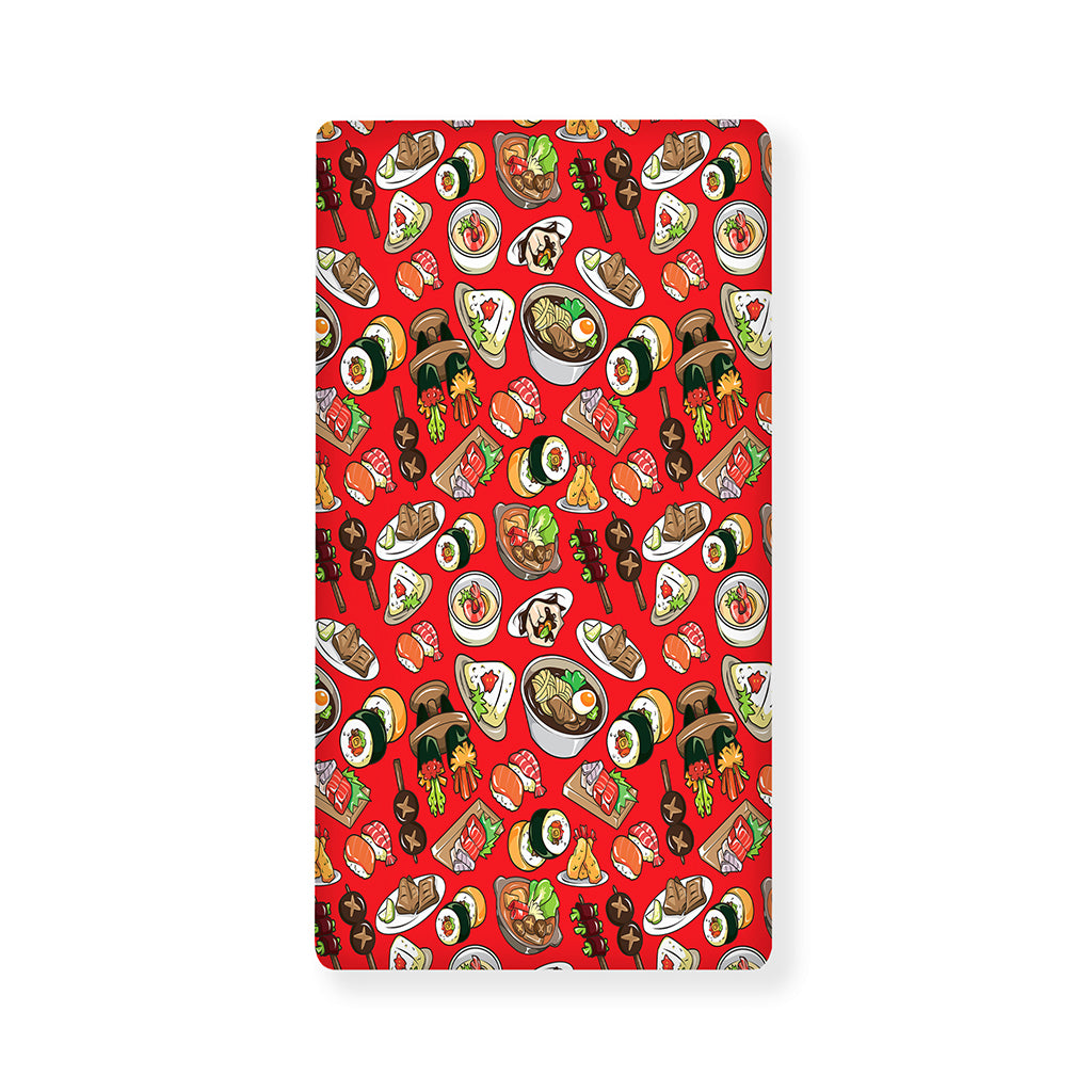Japanese Food Pattern Print Baby Crib Sheet