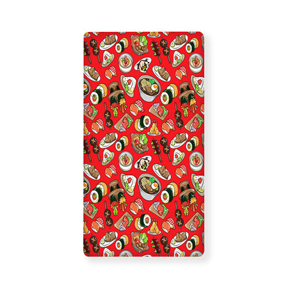 Japanese Food Pattern Print Baby Crib Sheet
