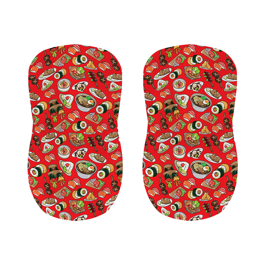 Japanese Food Pattern Print Bar Stool Covers
