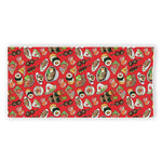 Japanese Food Pattern Print Beach Towel