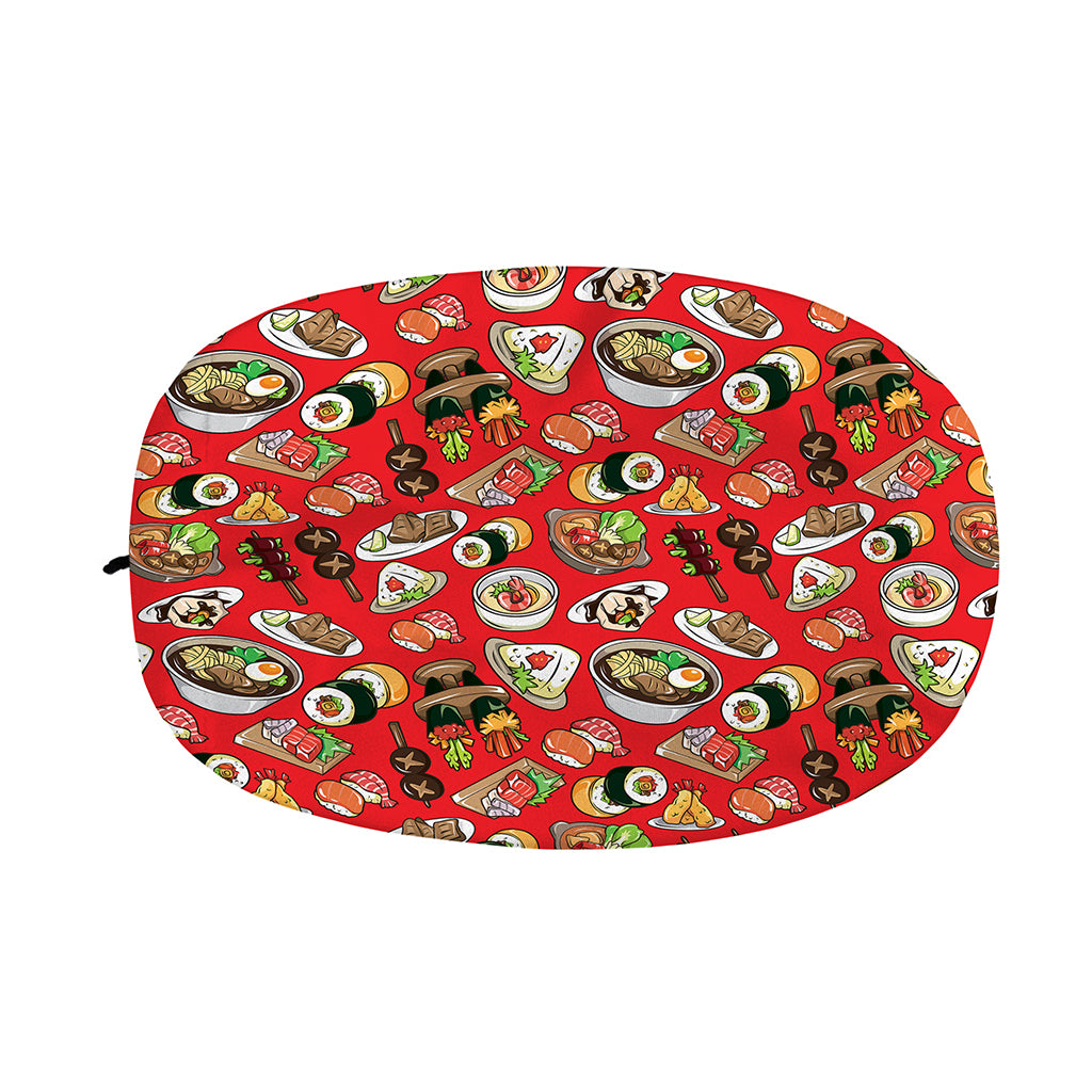 Japanese Food Pattern Print Car Side Mirror Covers