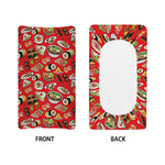 Japanese Food Pattern Print Changing Pad Cover