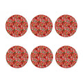 Japanese Food Pattern Print Coaster Set