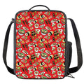 Japanese Food Pattern Print Crossbody Lunch Bag
