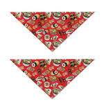 Japanese Food Pattern Print Dog Bandana