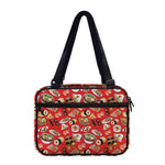 Japanese Food Pattern Print Double Strap Bible Bag