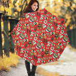 Japanese Food Pattern Print Foldable Umbrella