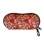 Japanese Food Pattern Print Glasses Case
