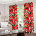Japanese Food Pattern Print Grommet Curtains
