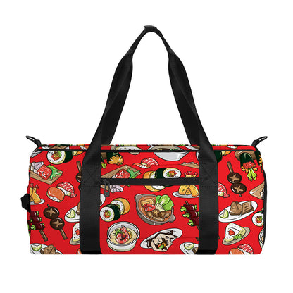 Japanese Food Pattern Print Gym Bag