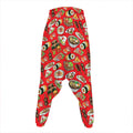 Japanese Food Pattern Print Hammer Pants