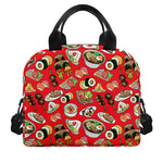 Japanese Food Pattern Print Insulated Lunch Bag