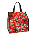 Japanese Food Pattern Print Insulated Lunch Tote