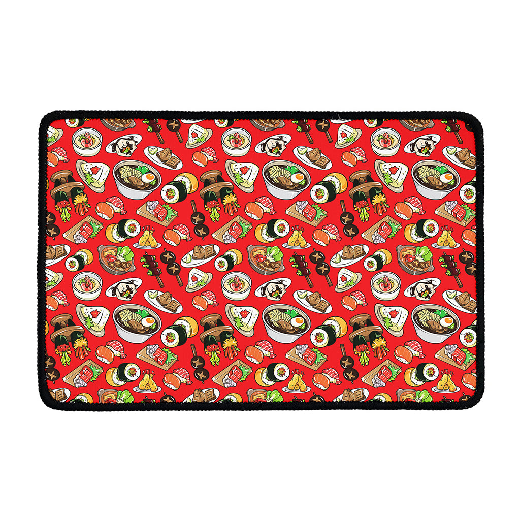 Japanese Food Pattern Print Kitchen Mat