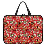 Japanese Food Pattern Print Laptop Sleeve With Handle