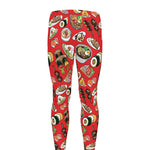 Japanese Food Pattern Print Men's leggings