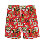 Japanese Food Pattern Print Men's Sports Shorts
