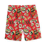Japanese Food Pattern Print Men's Sports Shorts
