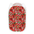 Japanese Food Pattern Print Mesh Laundry Hamper
